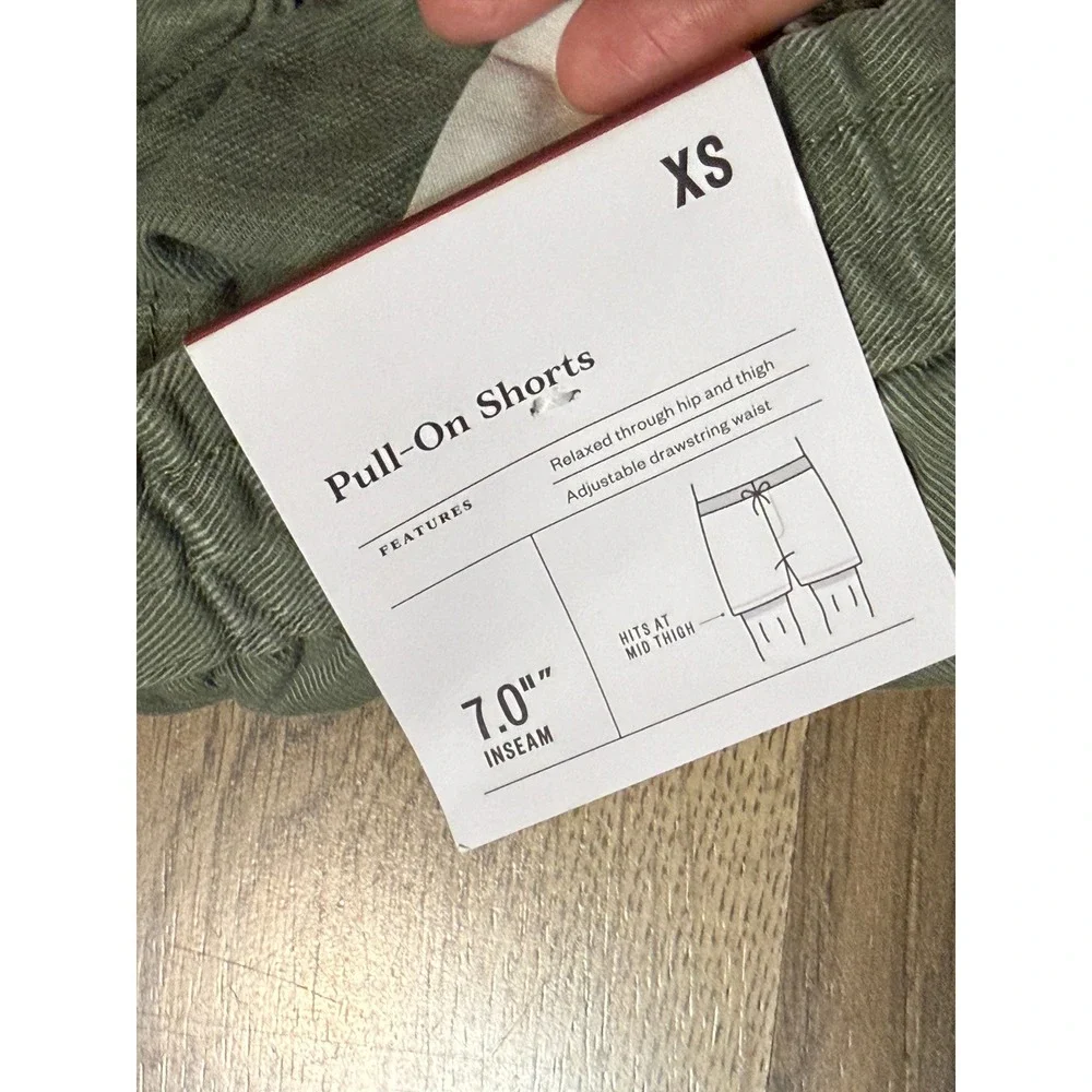 Goodfellow & Co Shorts Mens Size Extra Small Green Shorts Pull-On Drawstring